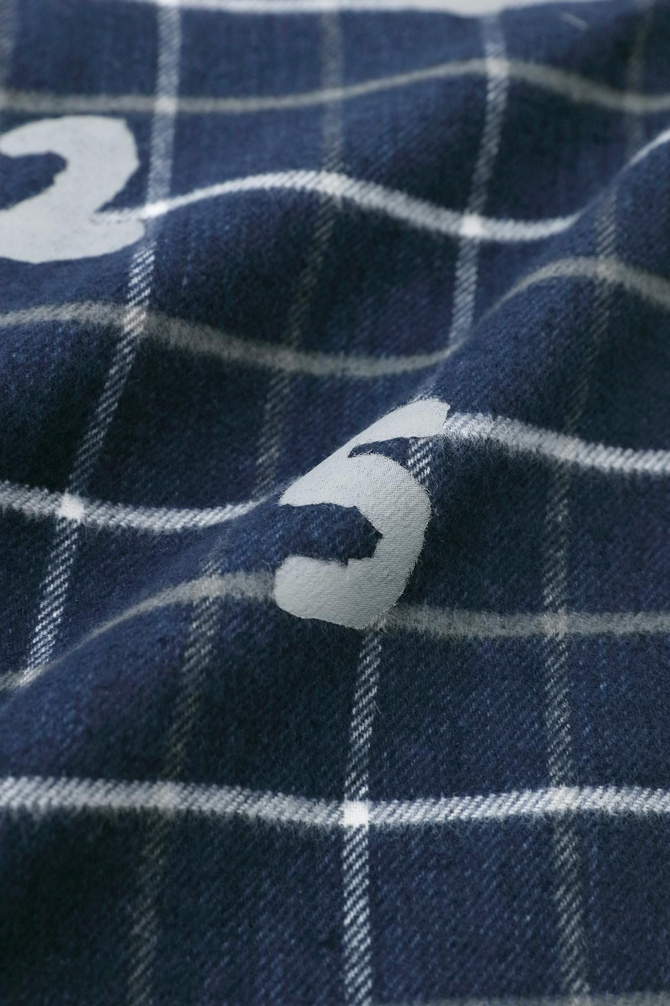 Flannel Check Stand CollarShirt SP/SO-SU-U NedeBee