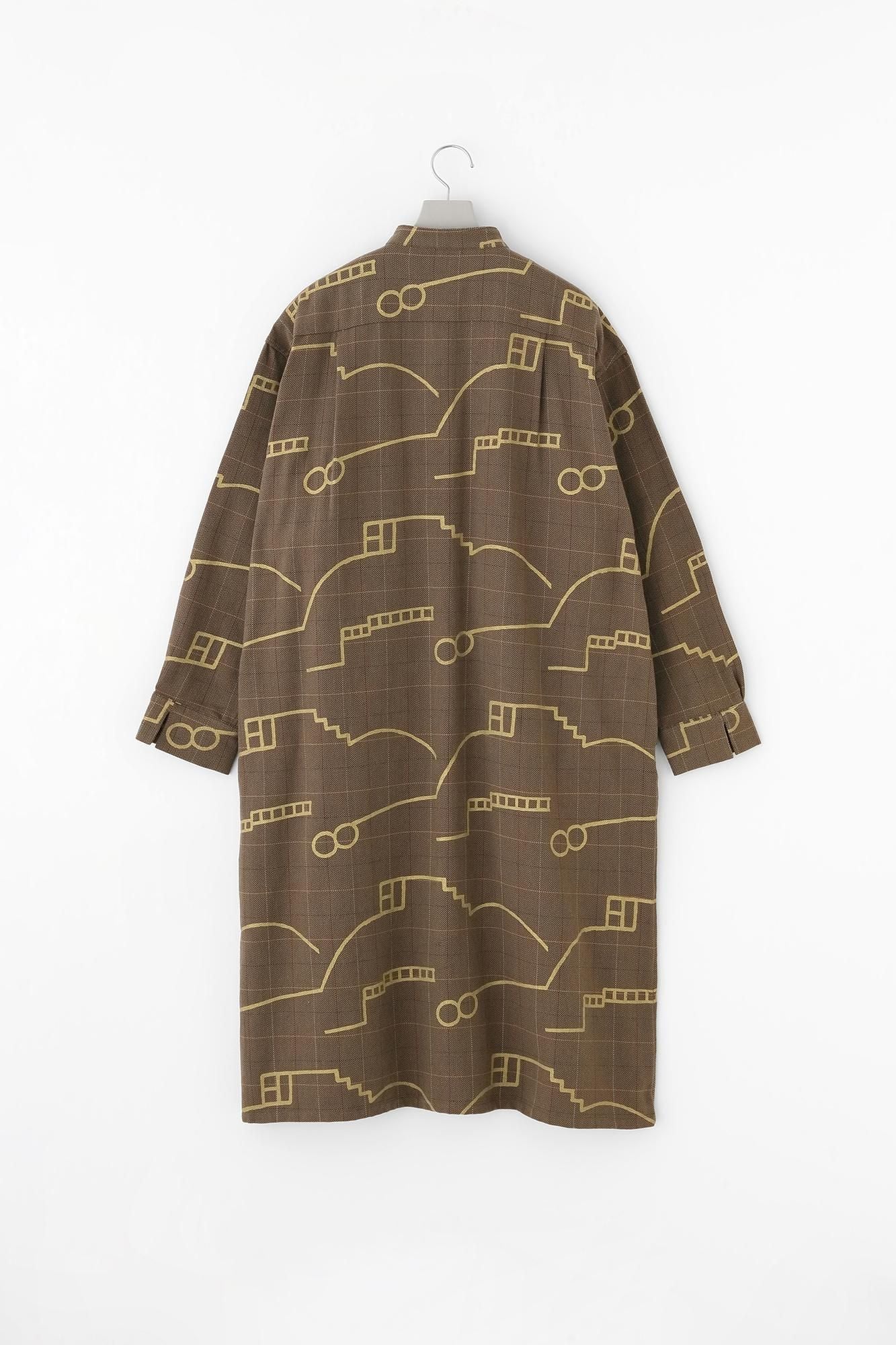 헤링본 체크 W.P.그란 셔츠 원피스/챠리