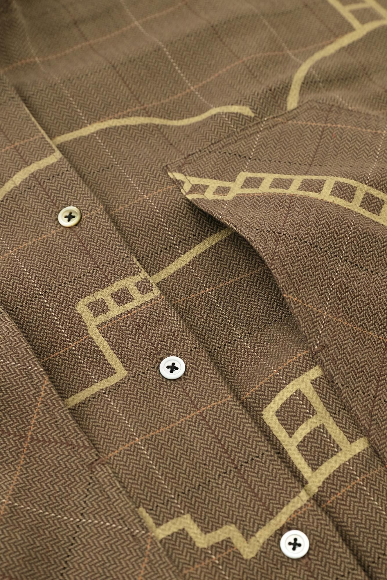 헤링본 체크 W.P.그란 셔츠 원피스/챠리