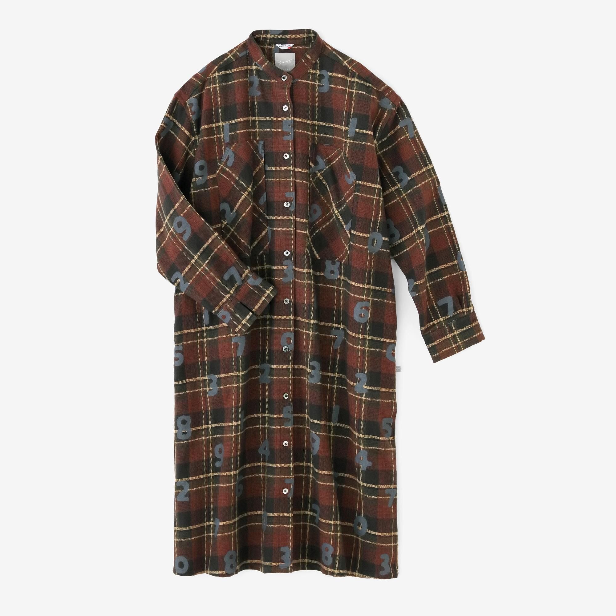 FRiModern.boneCheck W.P.Gran Shirt Dress/SO-SU-U