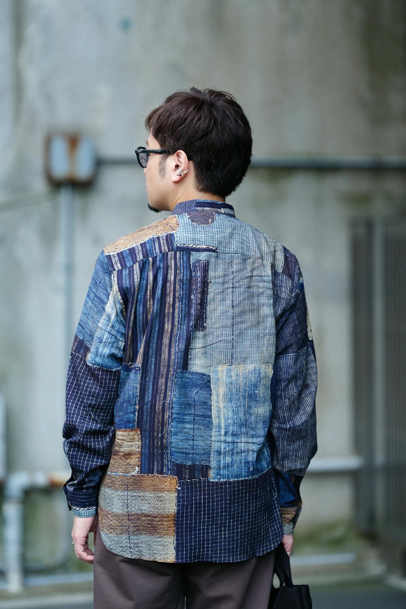 高岛吉吉 20/20 立领衬衫/BORO II IJ