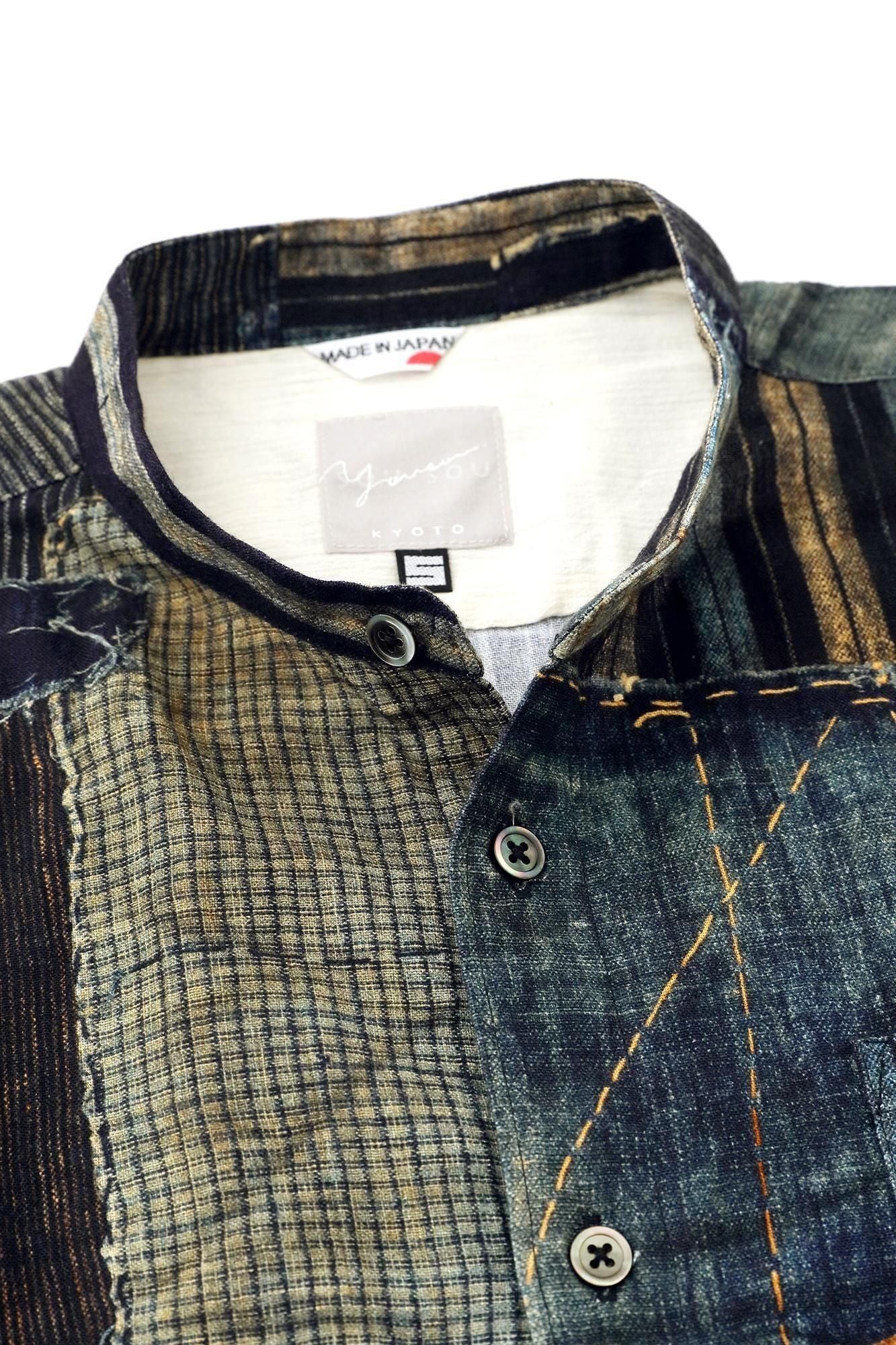 高岛吉吉 20/20 立领衬衫/BORO II IJ