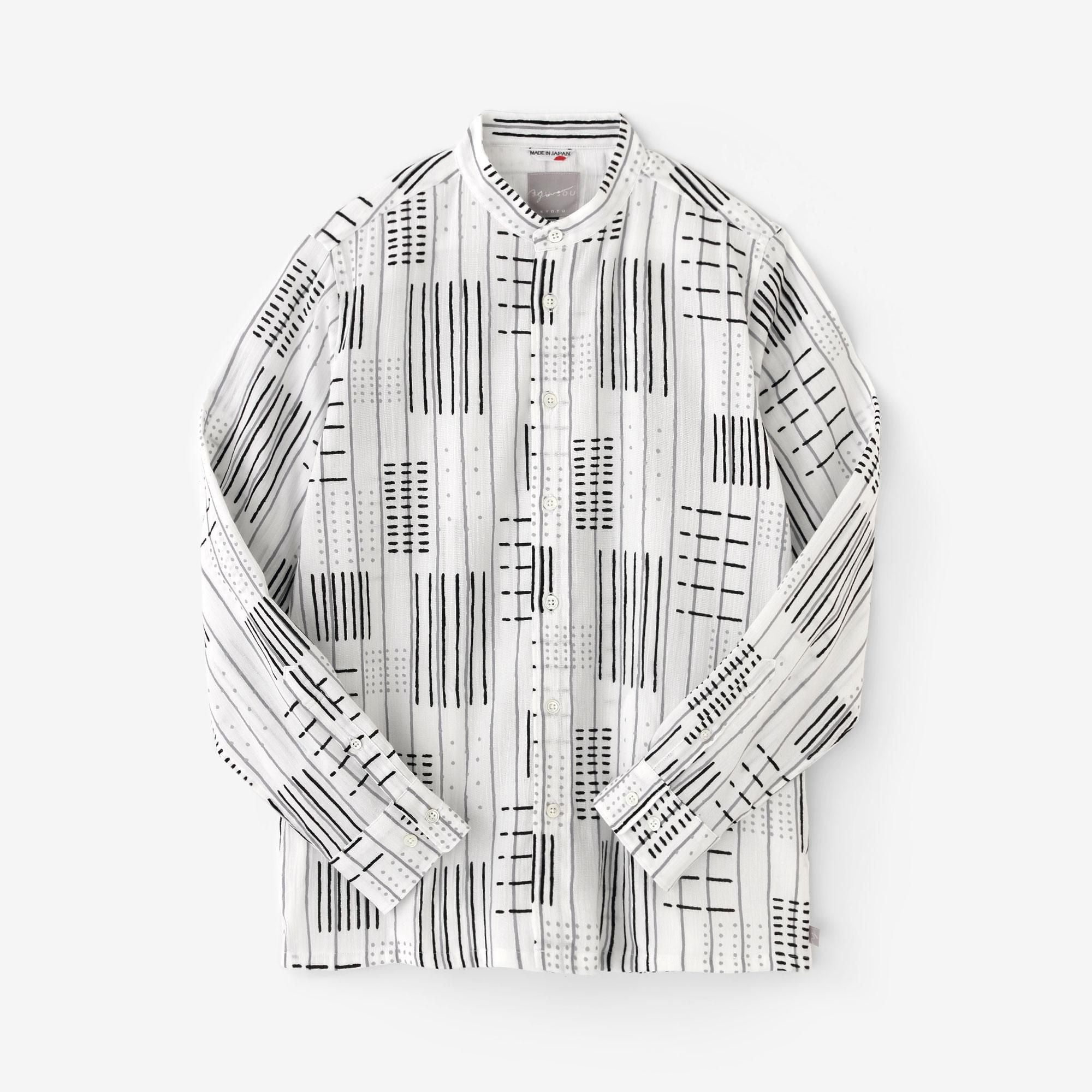 高岛吉吉 20/20 立领衬衫 SP 2.0/间隙和条纹 (间隙和条纹)