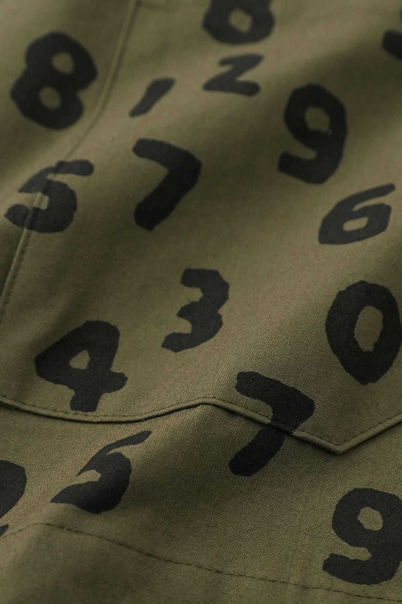 발수 웨더 클로스 칼라자켓/카키색 옷감