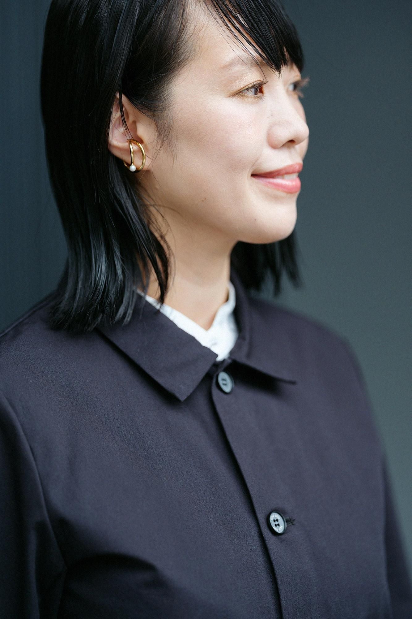 발수 웨더 클로스 칼라자켓/검은색