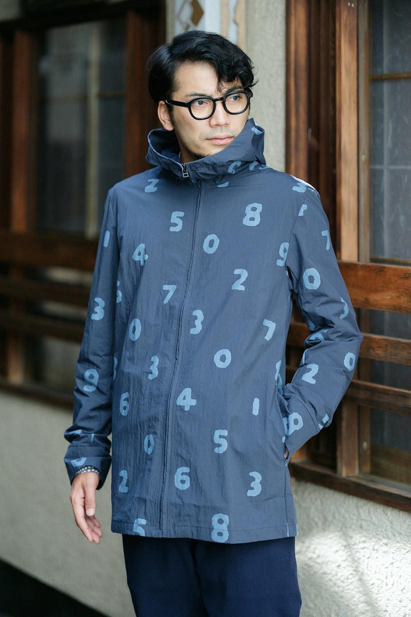 SHELTECH(R)天氣布 連帽外套/SO-SU-U十數 海軍藍藍色的