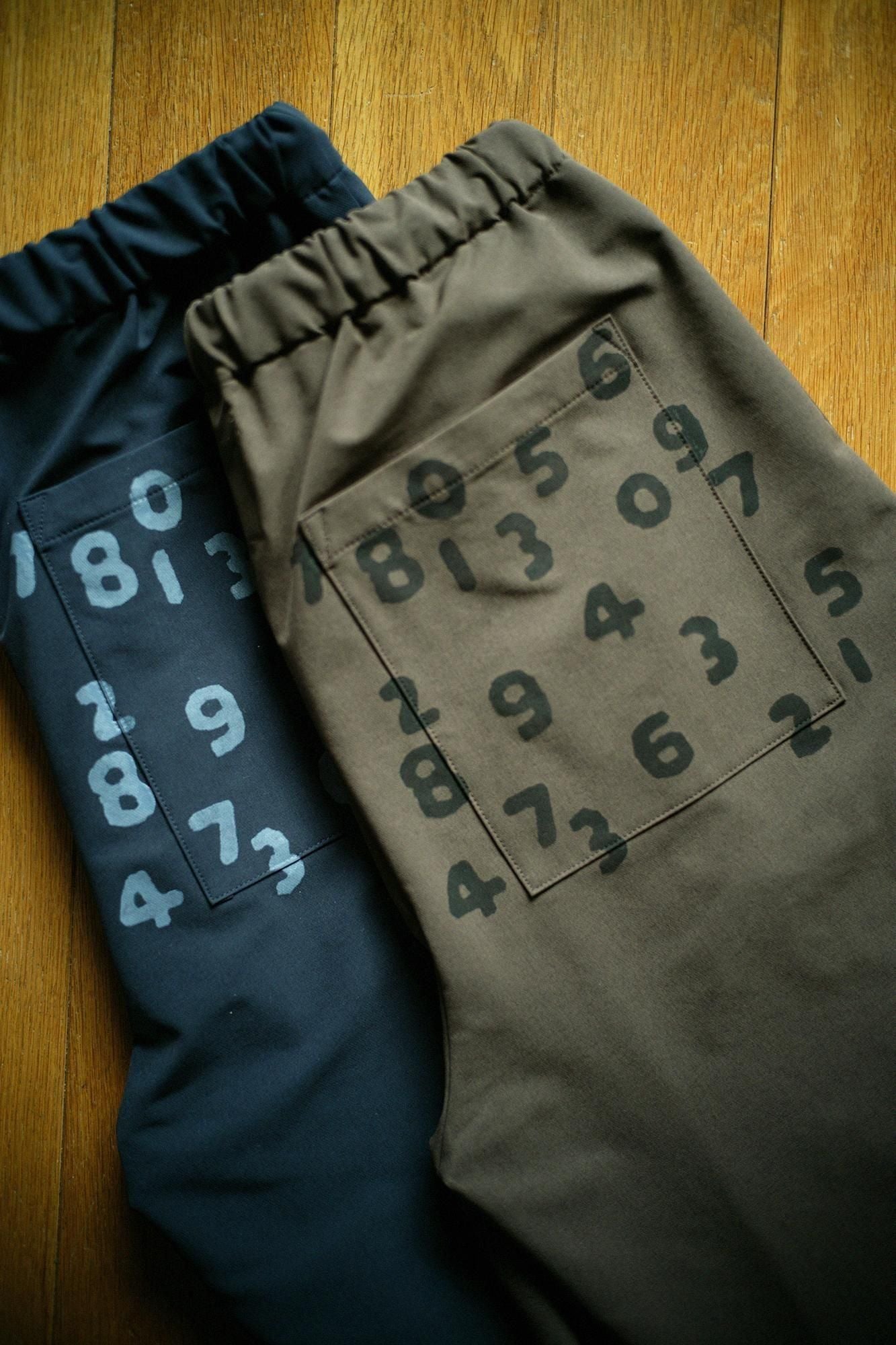 弹力桃皮绒阔腿裤/tomekon