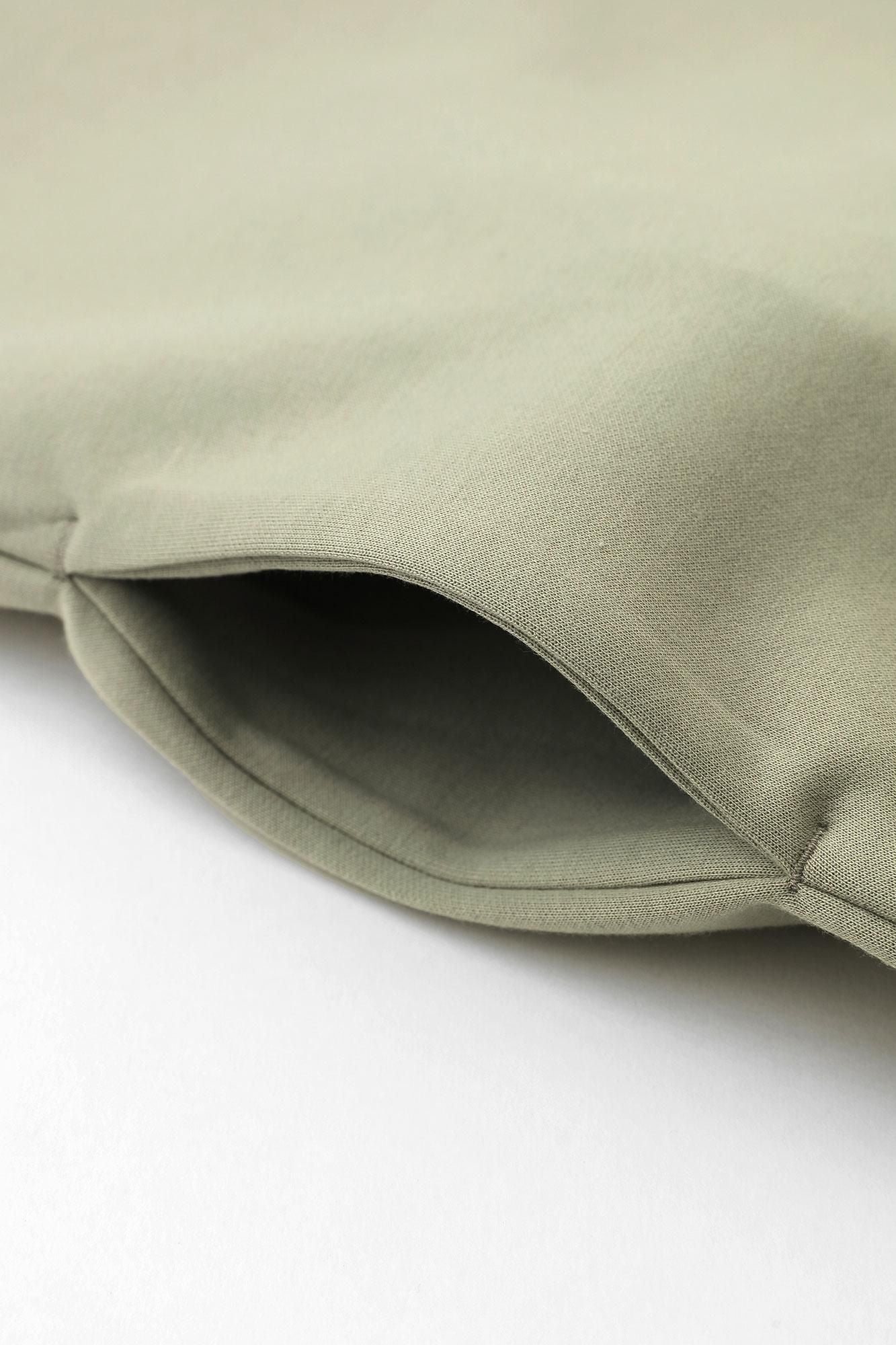 瓦楞針織 V領 輕型外套/青瓷