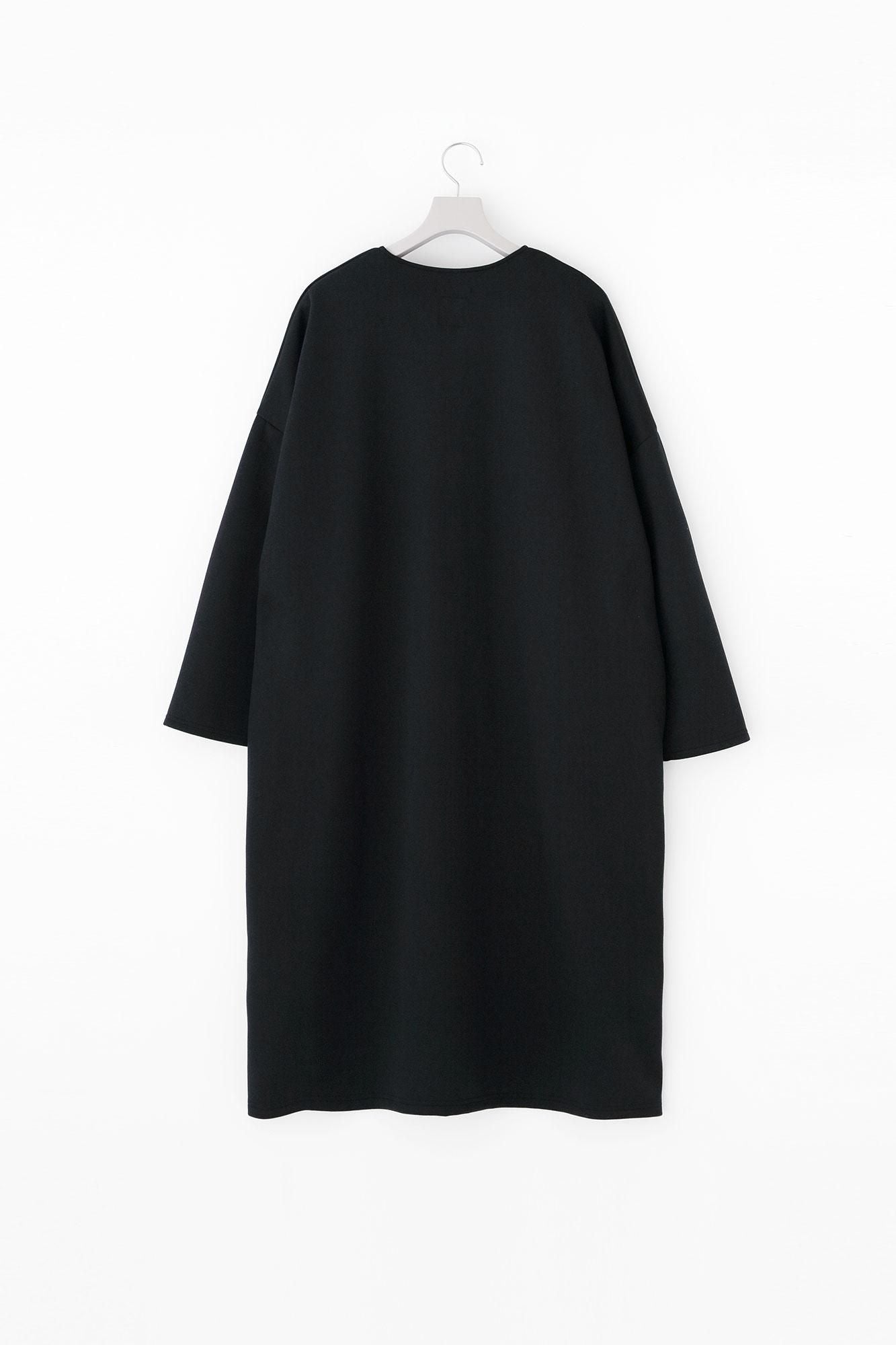 瓦楞針織 V領 輕型外套/深藍