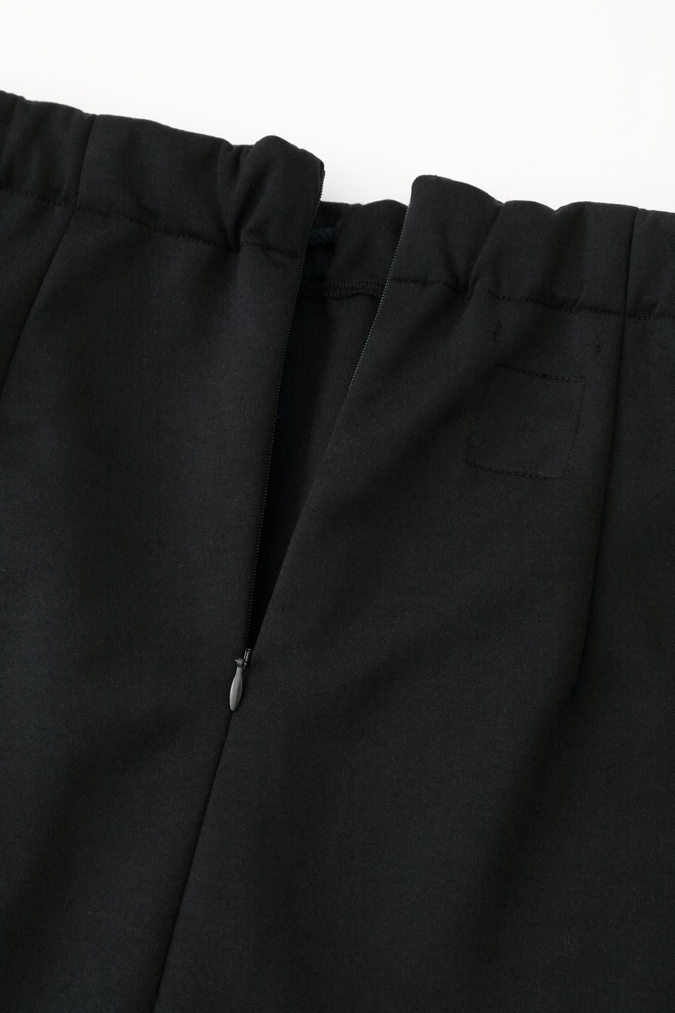 골판지 니트 타이트 스커트/다크네이비