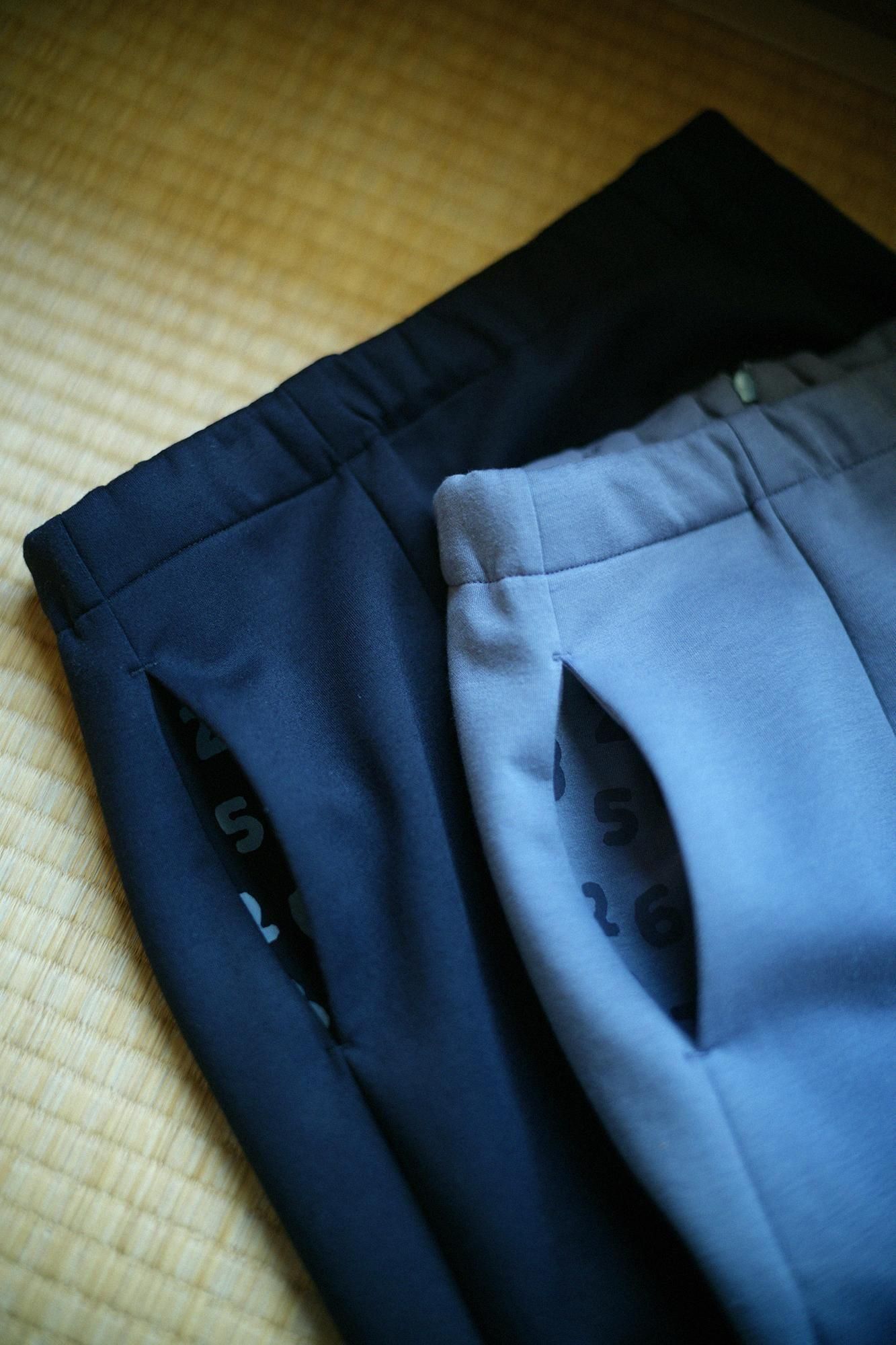 골판지 니트 타이트 스커트/다크네이비