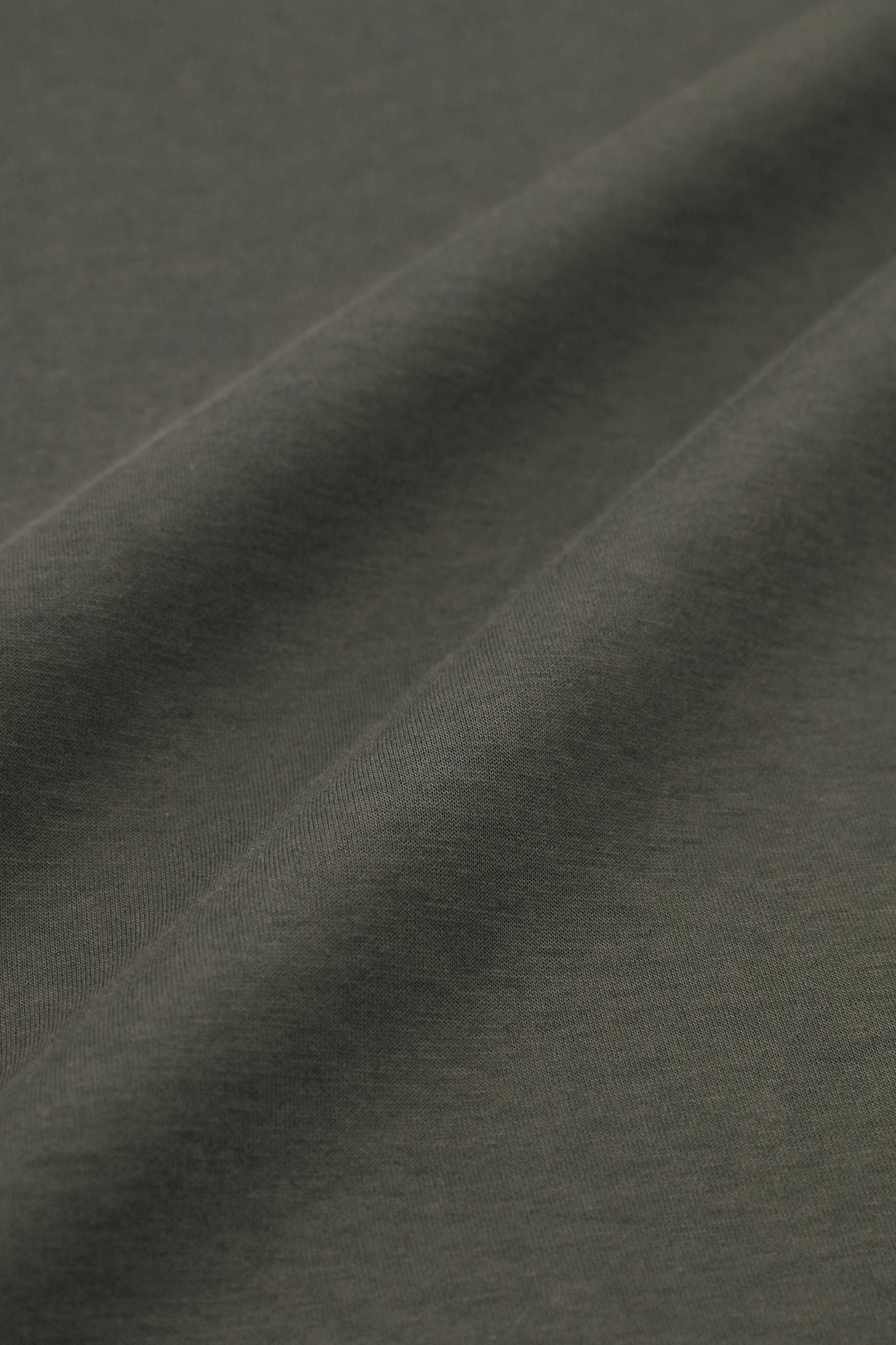 카드보드 니트 보트넥 L/S OP 맥시길이/올리브 그린