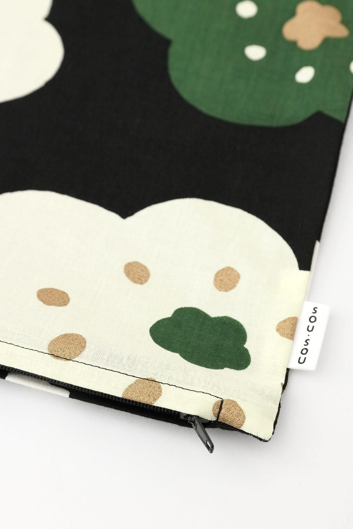 Plain weave 21st count Cushion Cover AvailableReverse (kagya)minds old time with)/Smile Blackcolor(NuColor) ×SO-SU-U Black