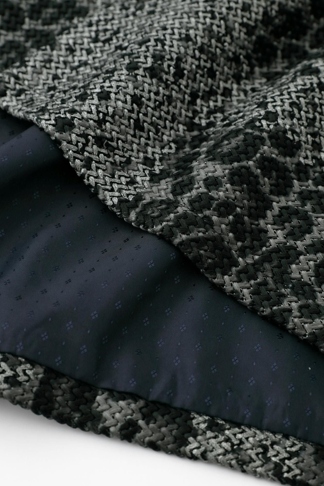 llaTsuCell weave Sleeveless Robe Undershirt (a)Waheight)/Tied-up Dark GreySpots (Koihai Spotted)