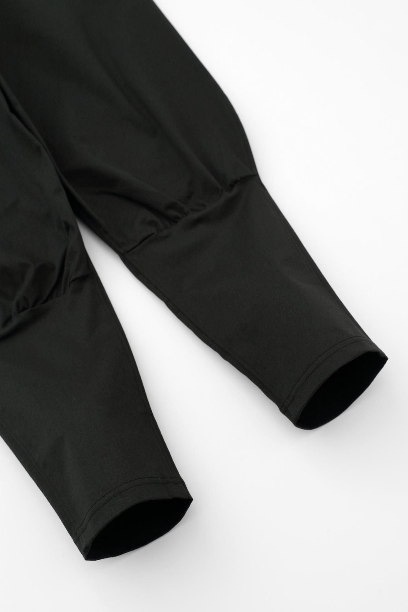 伸(しん) 綾織(あやおり) 裁付(たっつけ)えんゆう穿き/濡羽色(ぬればいろ)