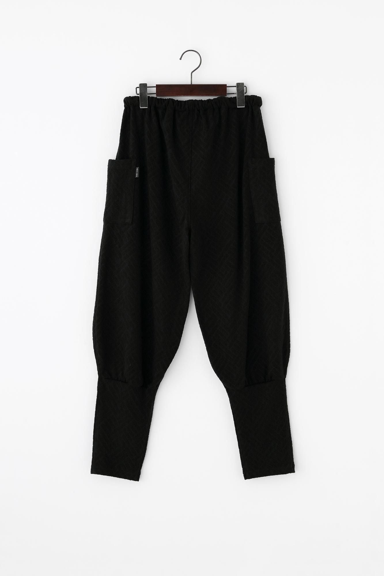 接結(せっけつ)ジャカール 裁付(たっつけ)えんゆう穿き/濡羽色(ぬればいろ)