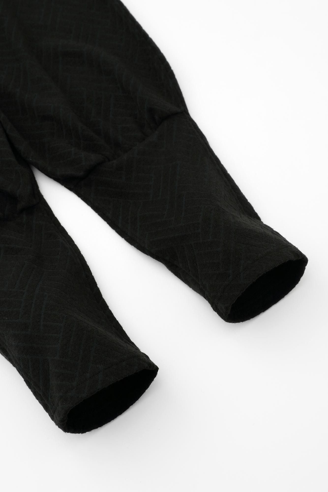 接結(せっけつ)ジャカール 裁付(たっつけ)えんゆう穿き/濡羽色(ぬればいろ)