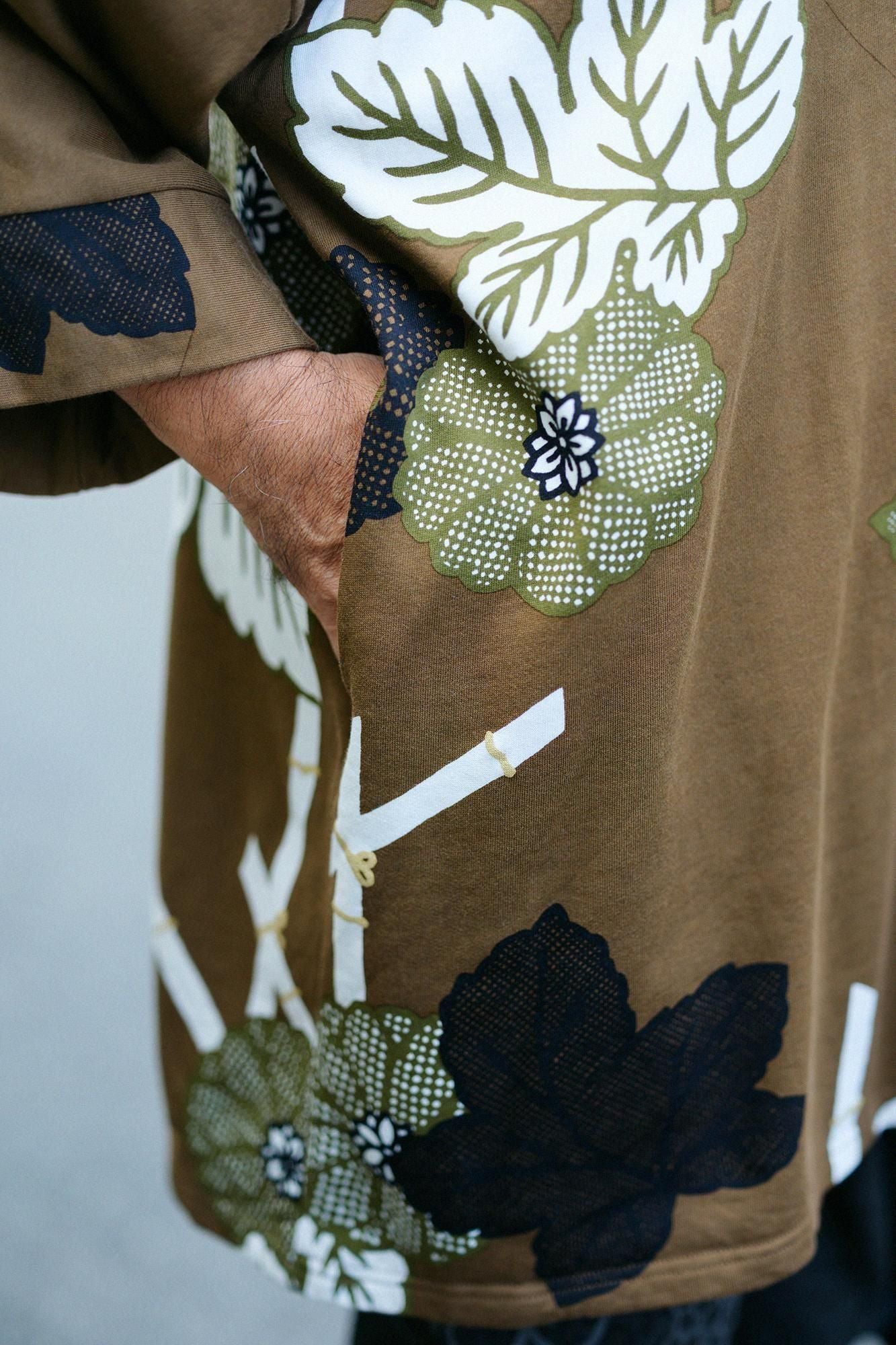 細裏毛(さざれうらけ) 長風靡(ながふうび)/籬菊模様(まがきぎくもよう) 写し(うつし)