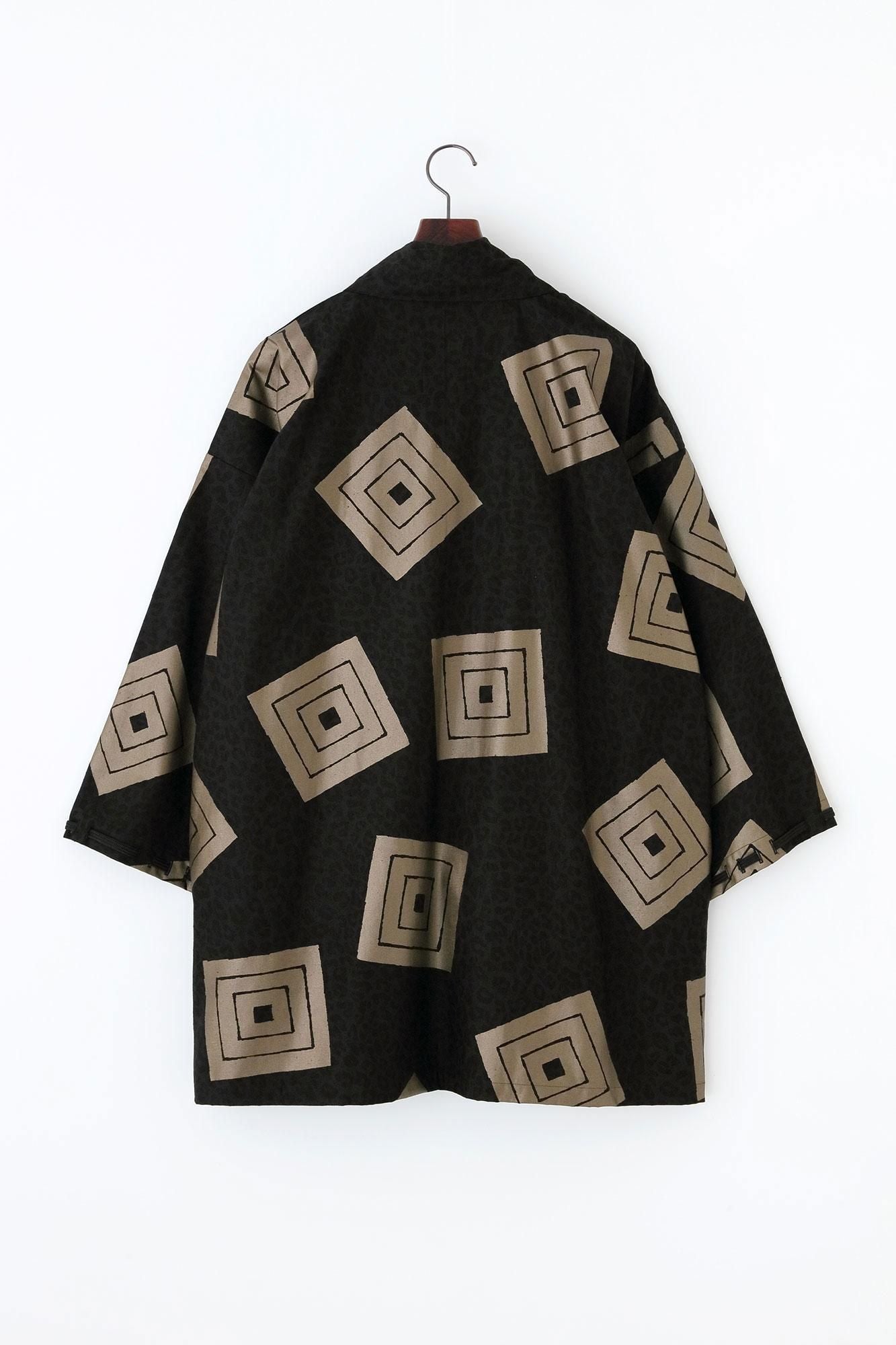 豹紋 宮中袖短外套 單層/十八番