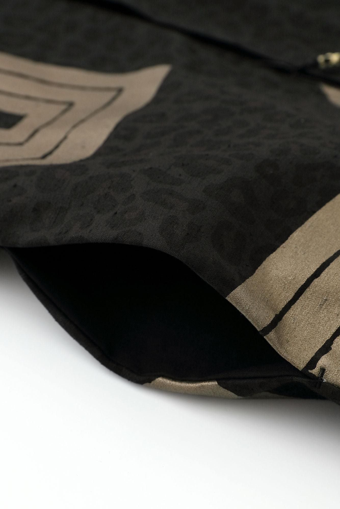 豹紋 宮中袖短外套 單層/十八番