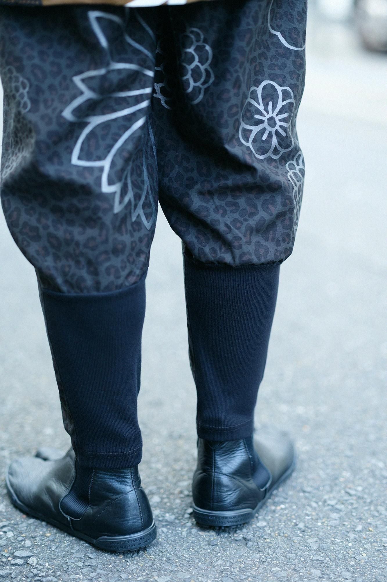 豹斑(ひょうまだら) 裁付(たっつけ)えんゆう穿き/金襴緞子(きんらんどんす)