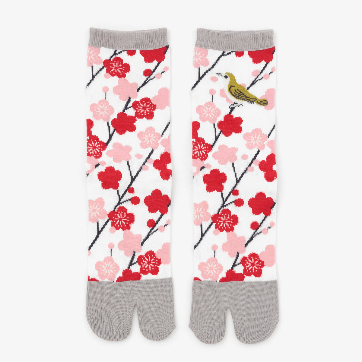 Tabi Socks (Mid-calf)/Plum Grove Bush-warbler【Men・Women】