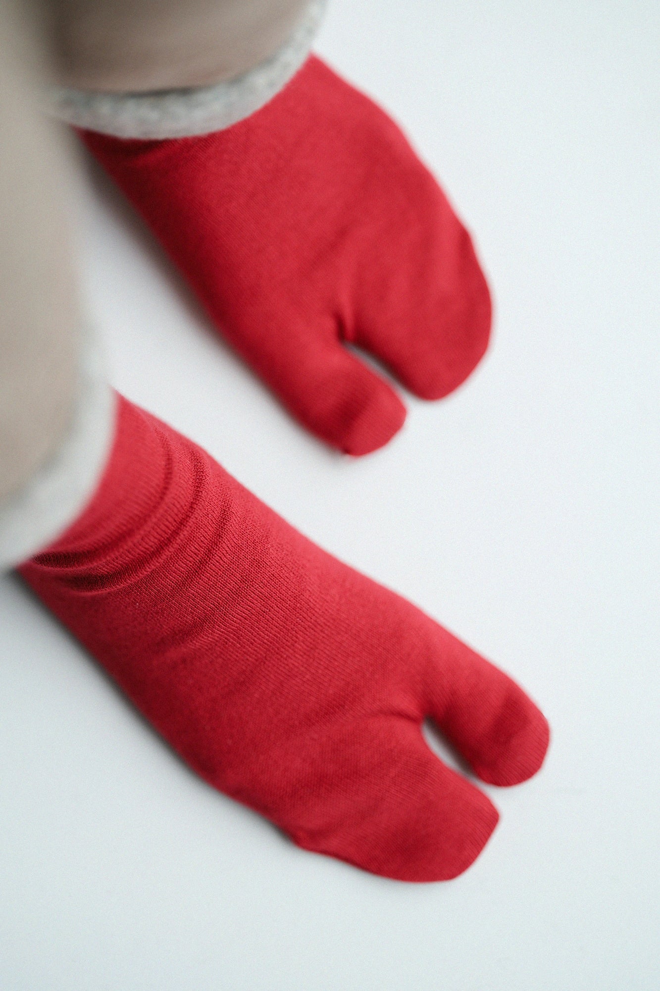 足袋下(普通丈)/臙脂色(えんじいろ)【男・女性用】