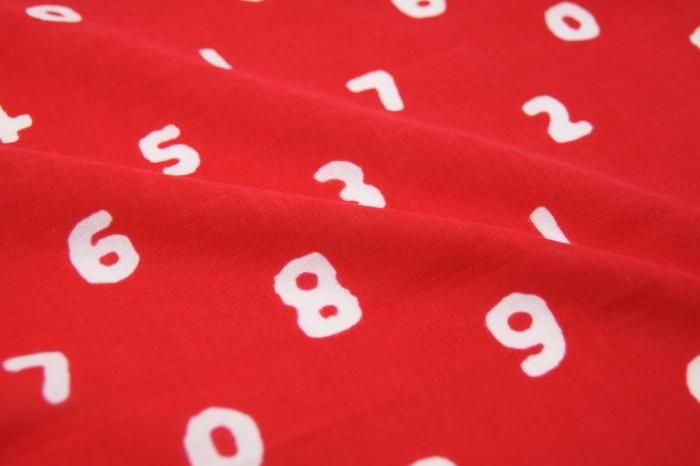 伊勢木綿 textile手ぬぐい(ひめ丈)/SO-SU-U 紅色(べにいろ)