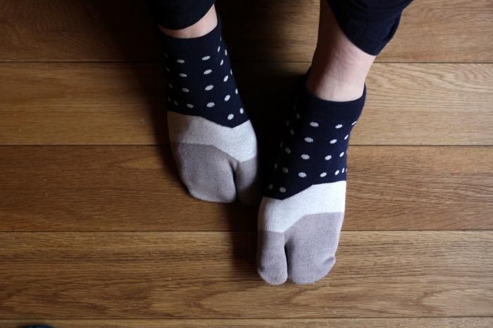 타비양말(ange 길이)/눈 덮인 산 밤 【남・여성용】