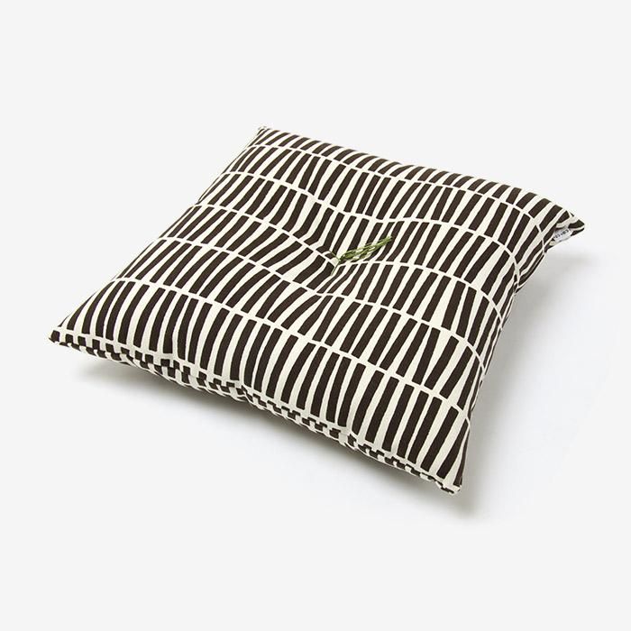 SOU・SOUKyoto Cushion(No.8 Canvas)/Wooden Clappers Brown【※Delivery in 3 weeks】