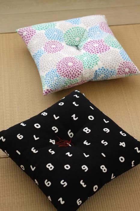 SOU・SOUKyoto Cushion(No.8 Canvas)/Chrysanthemum Ryofu【※Delivery in 3 weeks】