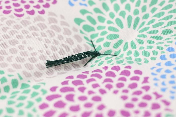 SOU・SOUKyoto Cushion(No.8 Canvas)/Chrysanthemum Ryofu【※Delivery in 3 weeks】