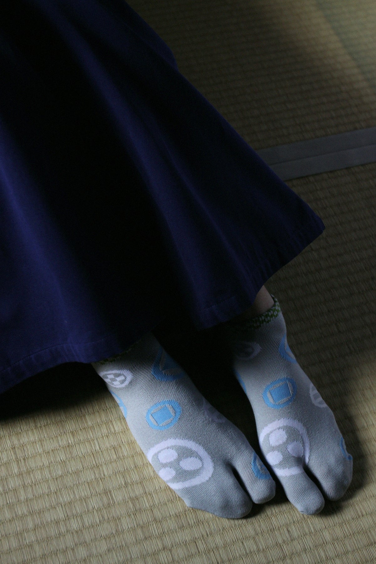 Tabi Socks(Low-cut)/Family Crest & Checker Silver2【Men・Women】