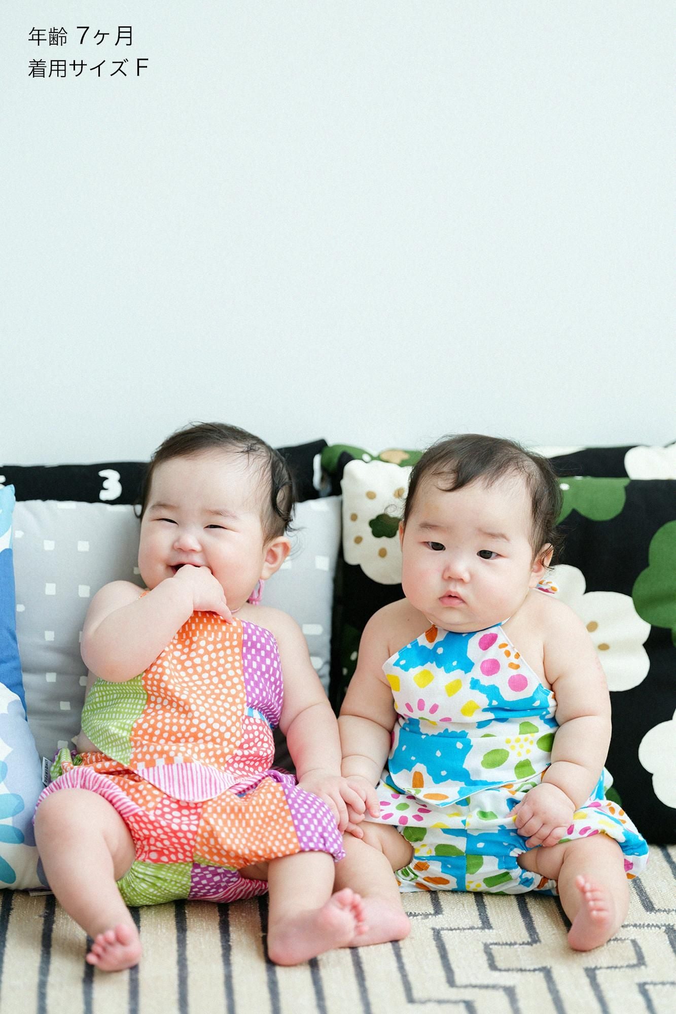 ● Isemomen Cotton Baby Kintarou / Lines and Dots Miyabi