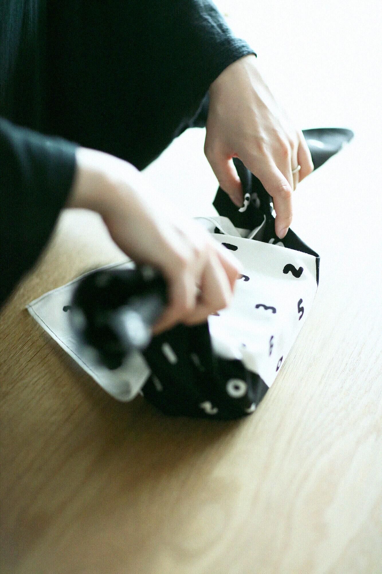 SOU・SOU ×荒川益次郎商店風呂敷(小)/SO-SU-U十數