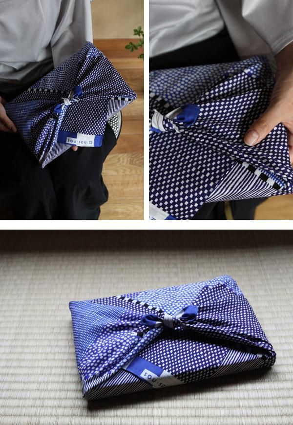 SOU・SOU ×Arakawa Masujiro Furoshiki (Small) / Lines and Dots Seiwa