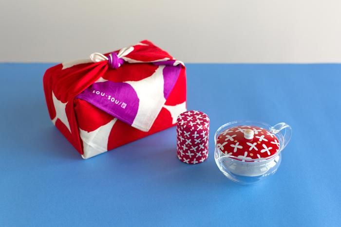 SOU・SOU×Arakawa Masujiro Store Furoshiki(Small)/Marbles