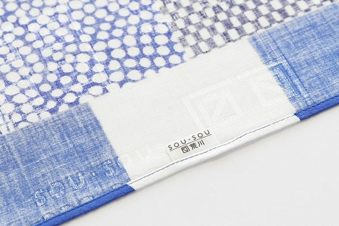 SOU・SOU ×Arakawa Masujiro Furoshiki (Large) / Lines and Dots Seiwa