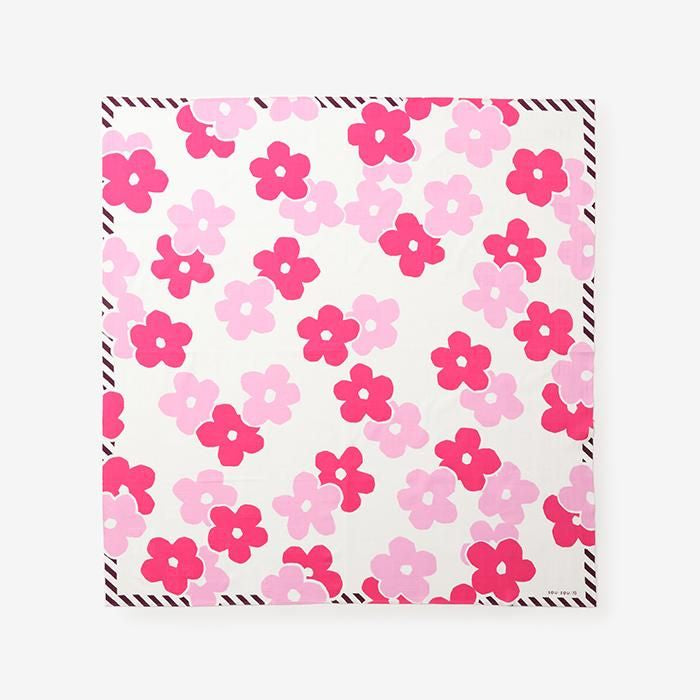 SOU・SOU ×Arakawa Masujiro Furoshiki (Large) / Layered-flowers
