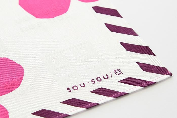 SOU・SOU ×Arakawa Masujiro Furoshiki (Large) / Layered-flowers