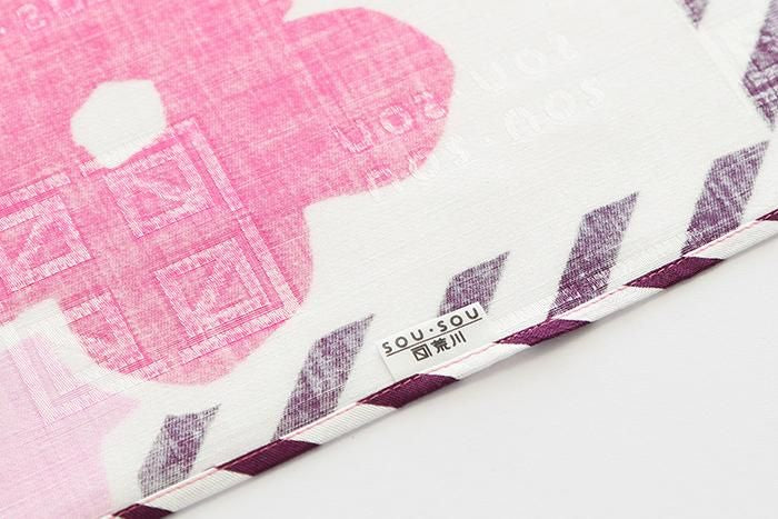 SOU・SOU ×Arakawa Masujiro Furoshiki (Large) / Layered-flowers