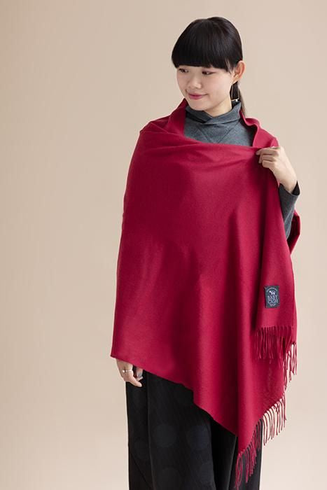 Baby Cash (R) Gauze Stole / Deep Red