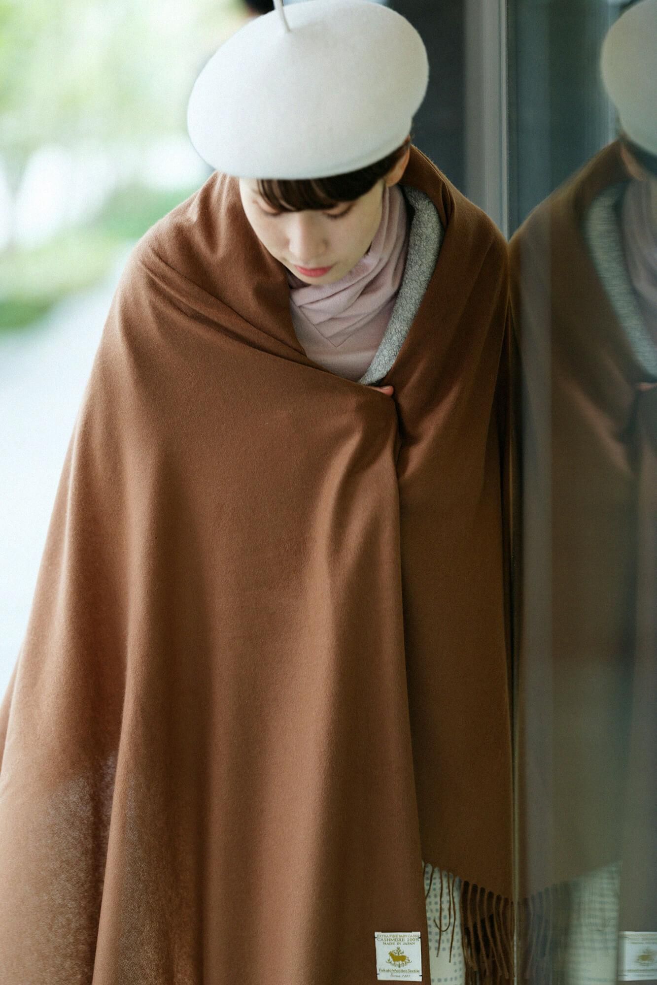 ベビーキャッシュ(R) ガーゼストール/しゅろ色