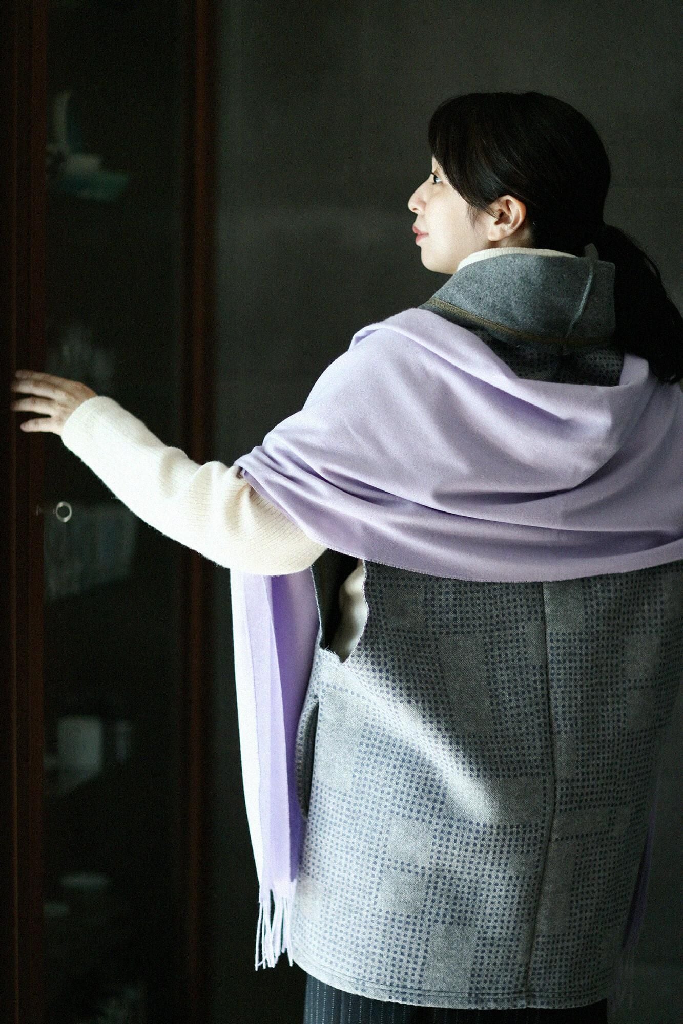 Babycash(R) Gauze Stole / Light Purple