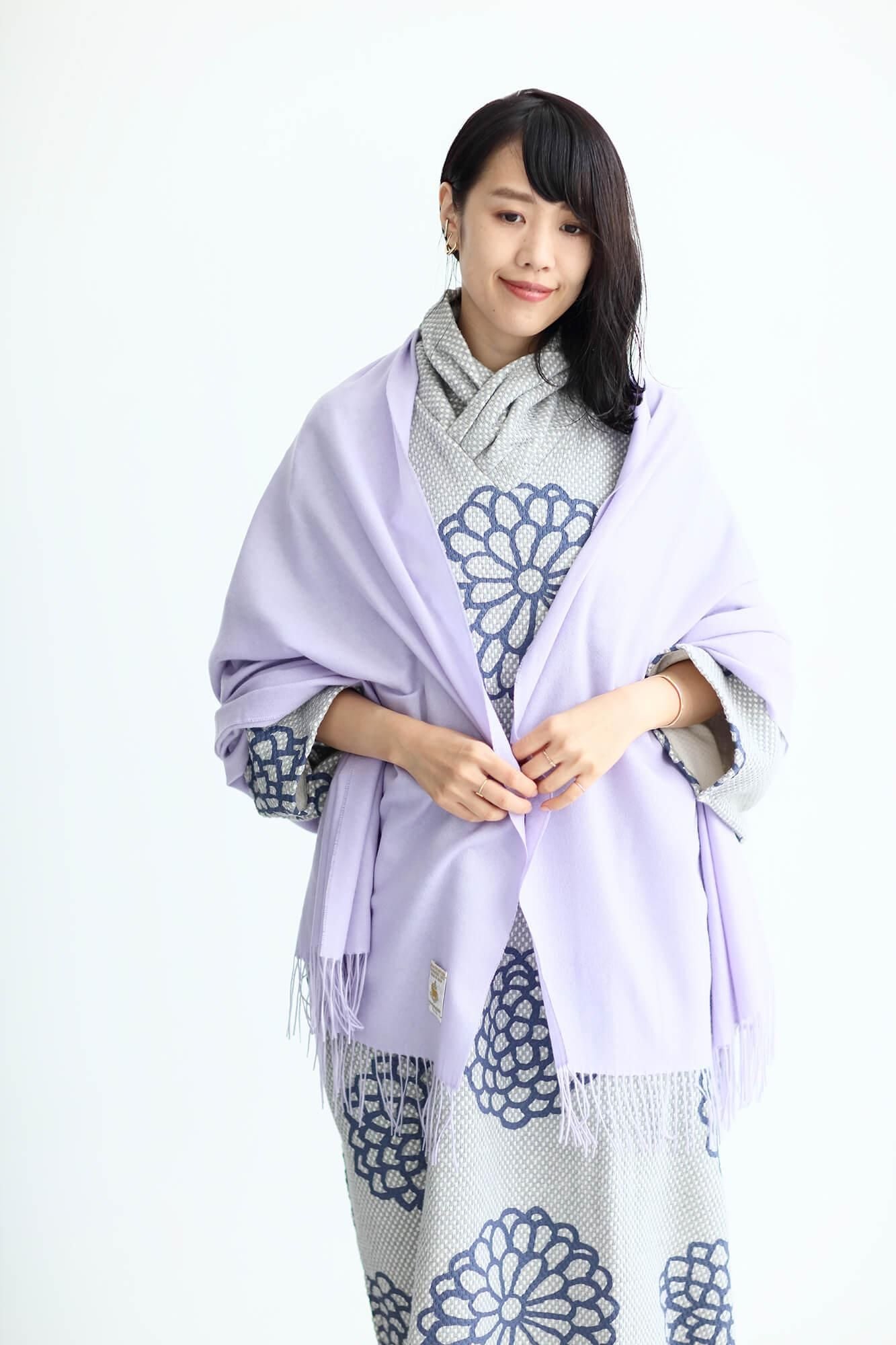 Babycash(R) Gauze Stole / Light Purple