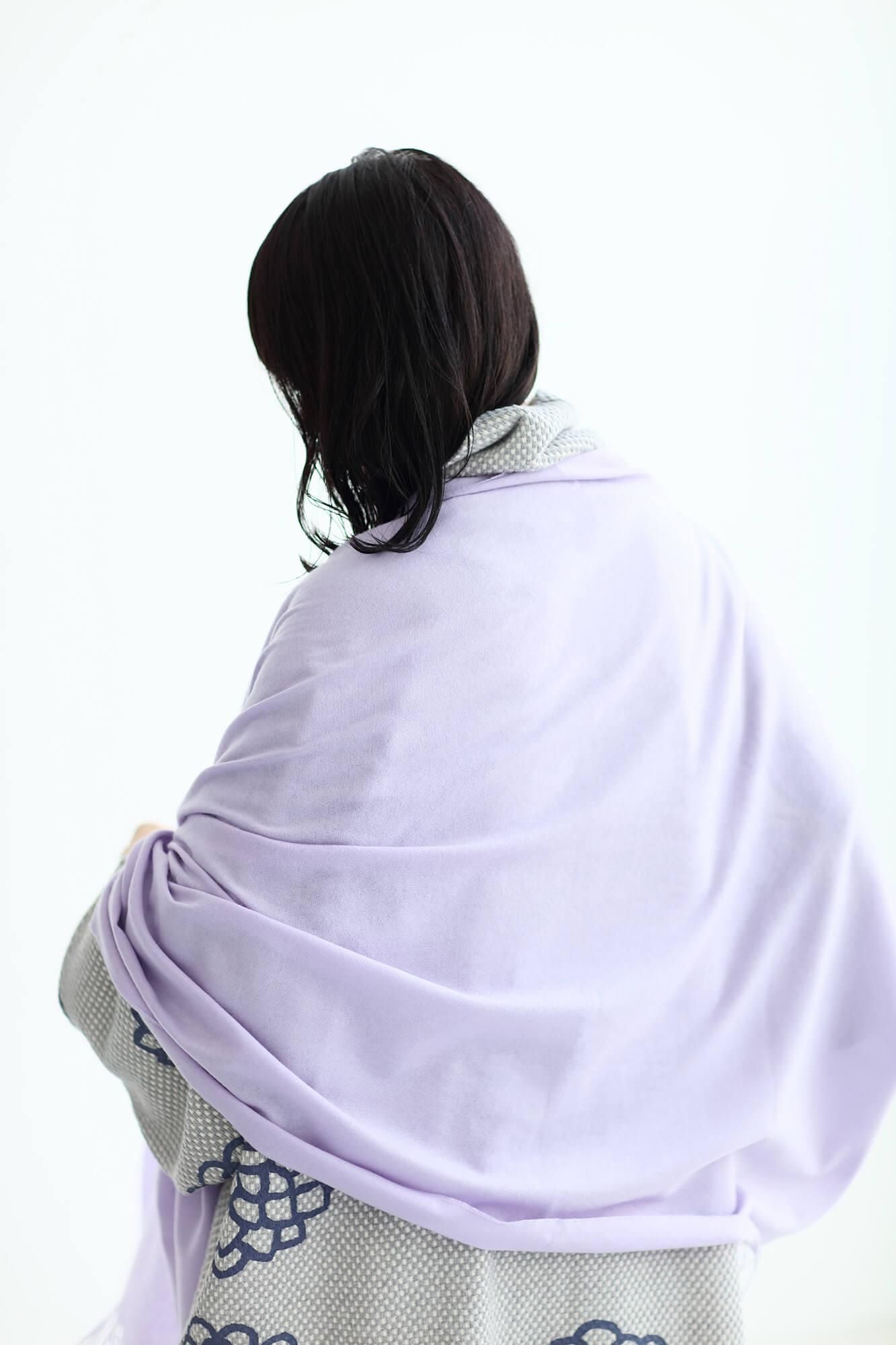 Babycash(R) Gauze Stole / Light Purple