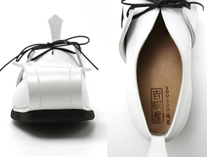 御沓 SOU・SOU傾衣×吉靴房 /白色 【※約需8個月送達】