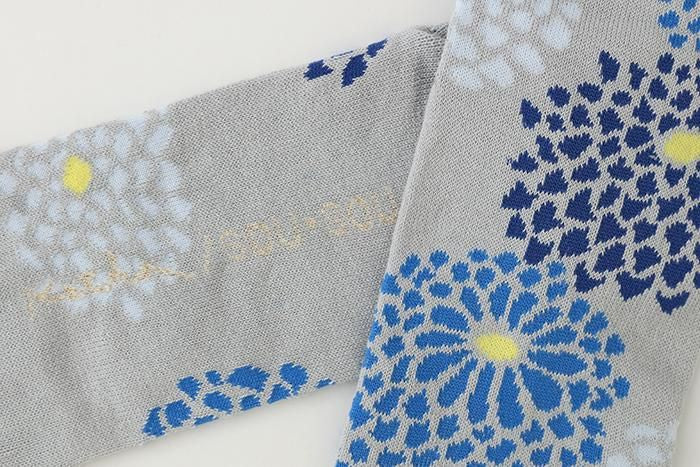 分趾襪(普通長度)/全菊 銀色 【男・女性用】