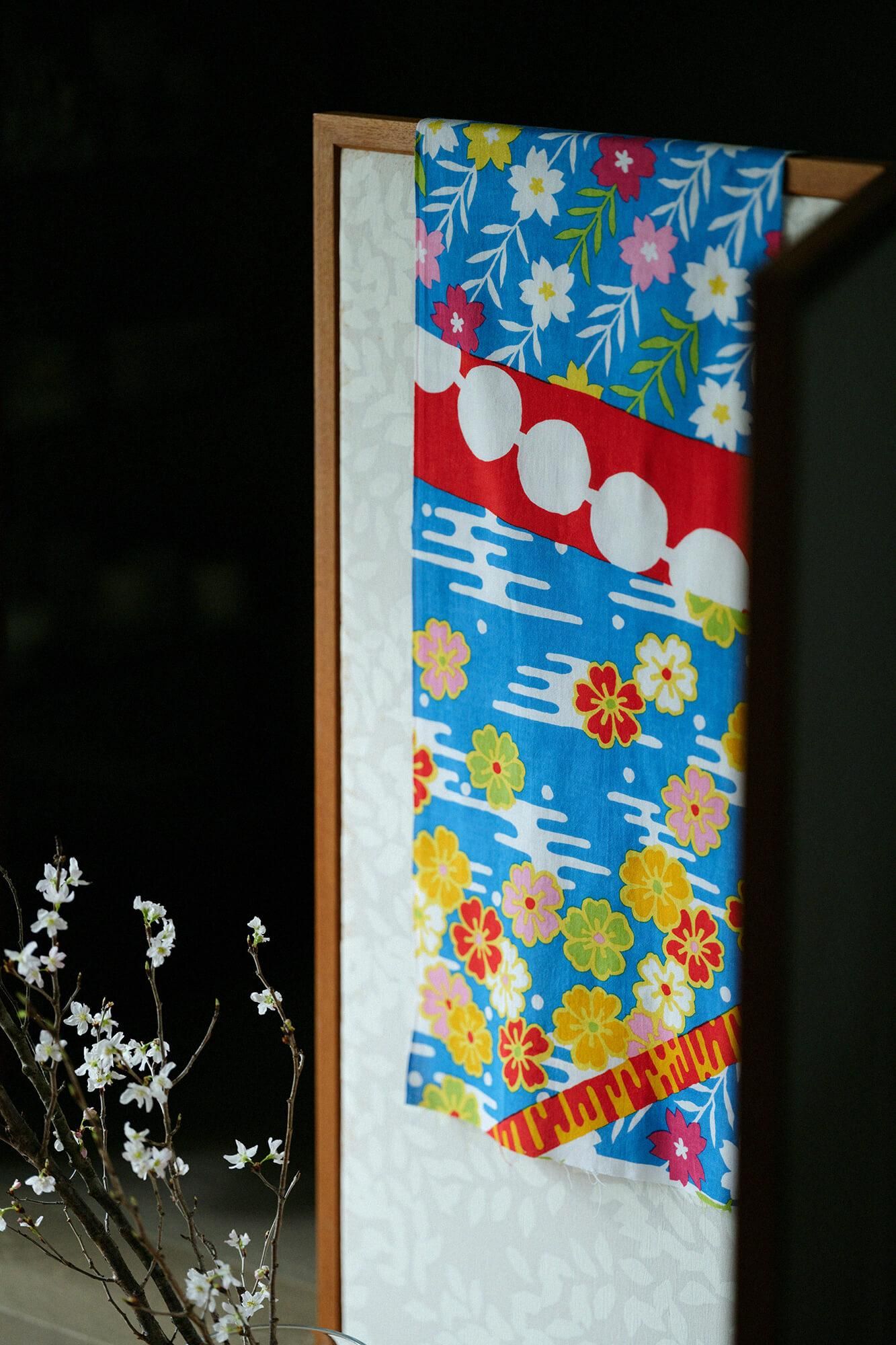 伊勢木綿 textile手ぬぐい/京(みやこ)の優雅