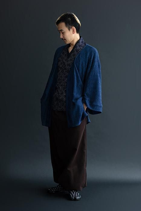 分趾足袋鞋/枡 黑色×白色